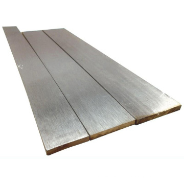 Traitement de surface brossée barre plate Sus 304 SU 316L Grade en acier inoxydable Bar plane personnalisée